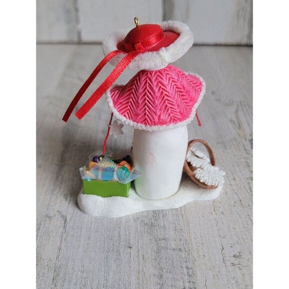 Hallmark 2007 decorating snow lady ornament Xmas tree glitter - Picture 3 of 8